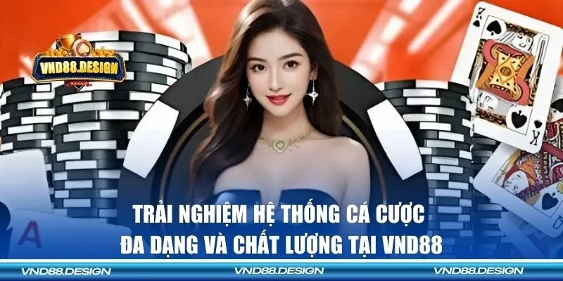 Trải nghiệm hệ thống cá cược đa dạng và chất lượng tại nhà cái